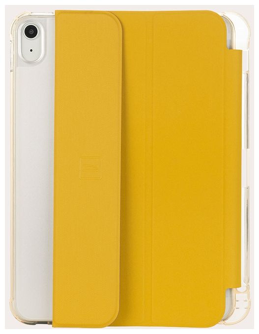 Folio aus Polycarbonat, Thermoplastische Polyurethane (TPU) für Apple iPad 10.9" 10th gen 2022 bis 27,7 cm (10.9") Schockresistent (Transparent, Gelb) IPD1022ST-DY 