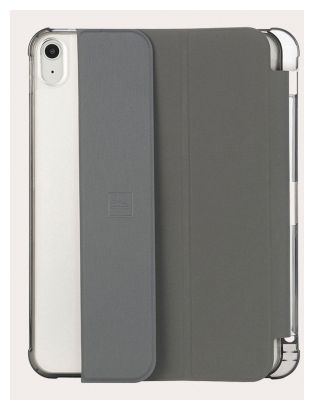 Folio aus Polycarbonat, Thermoplastische Polyurethane (TPU) für Apple iPad 10.9" 10th gen 2022 bis 27,7 cm (10.9") Schockresistent (Grau, Transparent) IPD1022ST-G 
