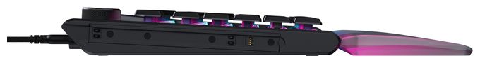 RGB-LED Gaming Tastatur QWERTZ USB  Command Series KB7 TKL Wired (Schwarz/Grau) 