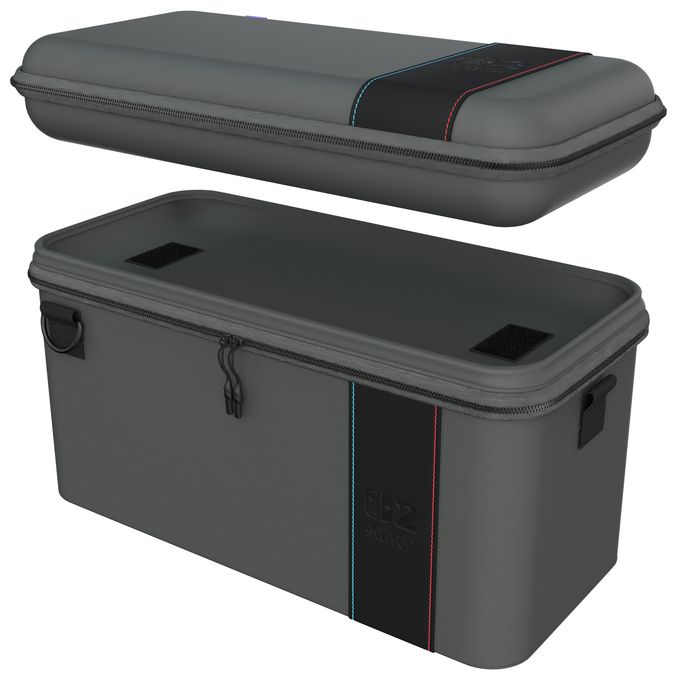 PlayTrek 2-in-1-Etui Offiziell von Nintendo lizenzierte Reiseetui zum Schutz deiner Nintendo Switch 2, Antrazitschwarz 