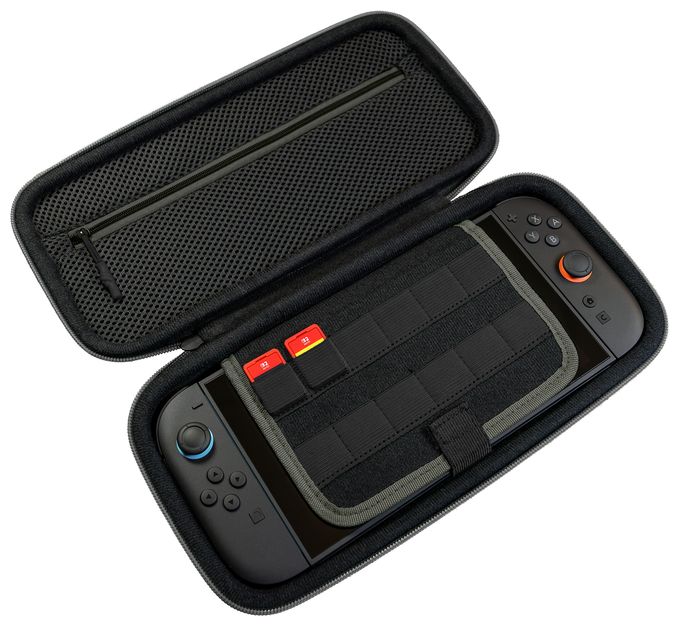 PlayTrek Etui Offiziell von Nintendo lizenzierte Reiseetui zum Schutz deiner Nintendo Switch 2, Antrazitschwarz 