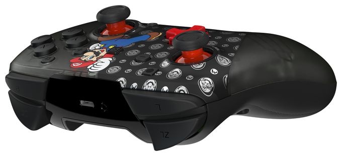 Analog / Digital Gamepad für Nintendo Switch, Nintendo Switch 2, Nintendo Switch Lite, Nintendo Switch OLED  Rematch Wireless Controller Super Mario Jump (Schwarz, Mehrfarbig) 