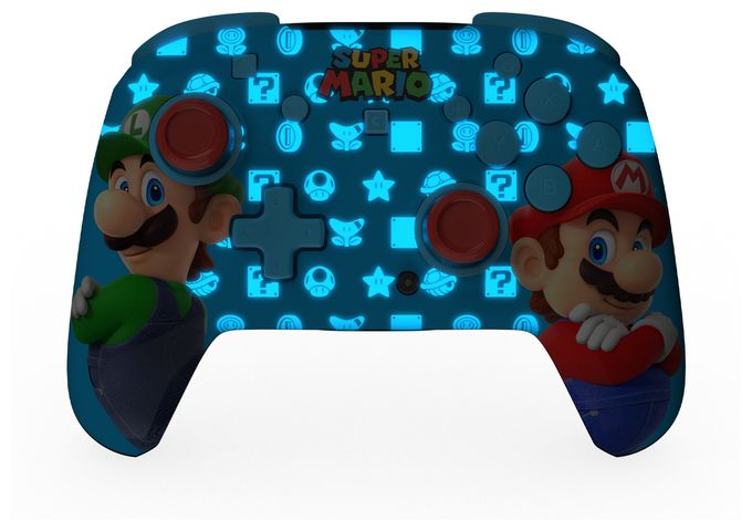 Digital Gamepad für Nintendo Switch, Nintendo Switch 2, Nintendo Switch Lite, Nintendo Switch OLED  Rematch Wireless Controller Super Mario: Mario & Luigi (Mehrfarbig) 
