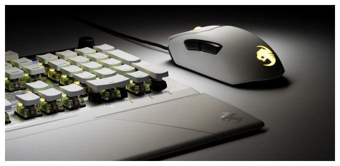 RGB-LED Gaming Tastatur USB  Vulcan 122 AIMO (Weiß) 