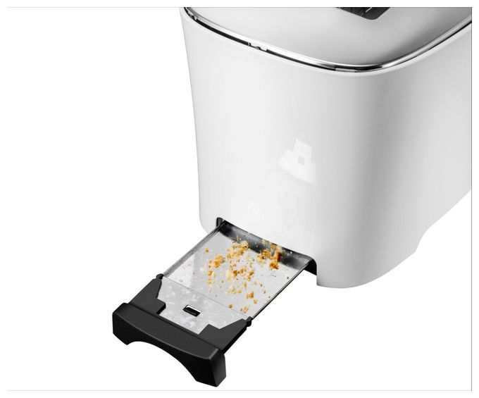 Toaster 1350 W 4 Scheibe(n)  38020 Design (Schwarz, Weiß) 