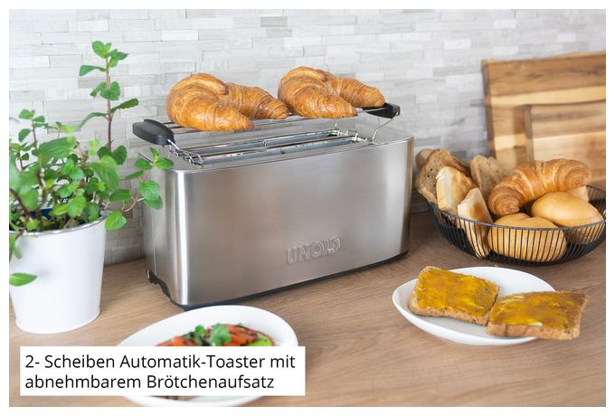 Toaster 1400 W 4 Scheibe(n) 7 Stufen  38266 Tom (Edelstahl) 