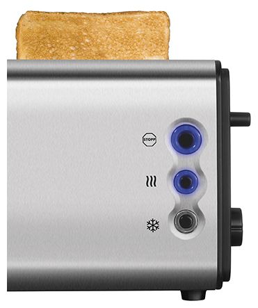 Toaster 1180 W 4 Scheibe(n)  38915 Onyx (Schwarz, Edelstahl) 