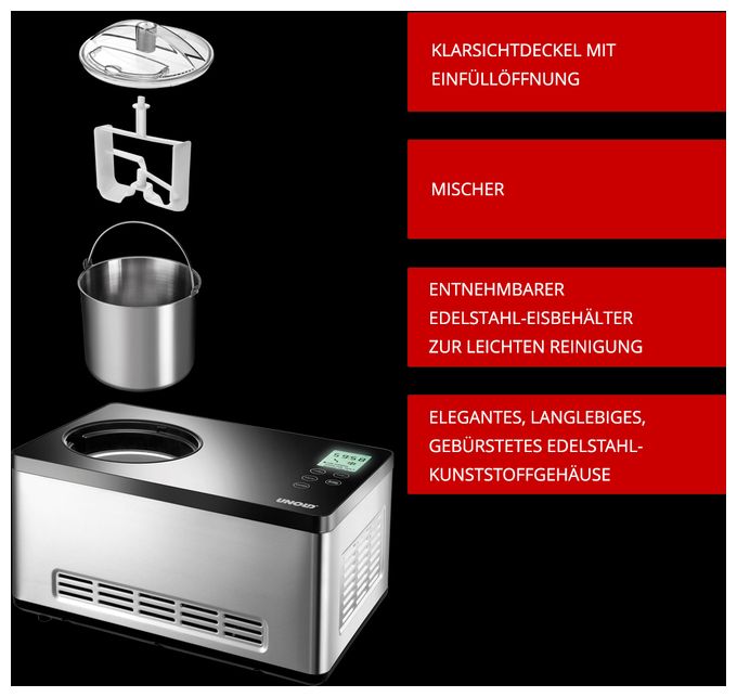 2 l Eismaschine 180 W 48845 Gusto 