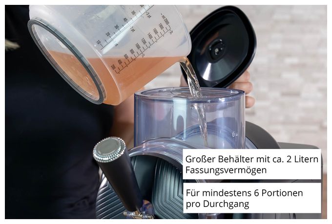1400 l Eismaschine 150 W 48956 Sofie 2in1-Slush und Softeismaschine 