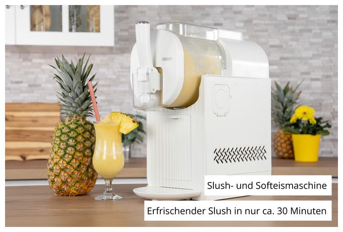 Eismaschine 150 W 48965 2in1-Slush und Softeismaschine Sofia 