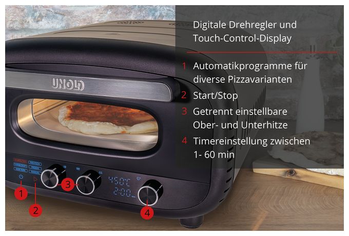 1700 W 68805 Don Alfredo Pizzaofen 