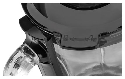 1,5 l Standmixer 2 Geschwindigkeiten 500 W (Schwarz, Edelstahl, Transparent) 78625 