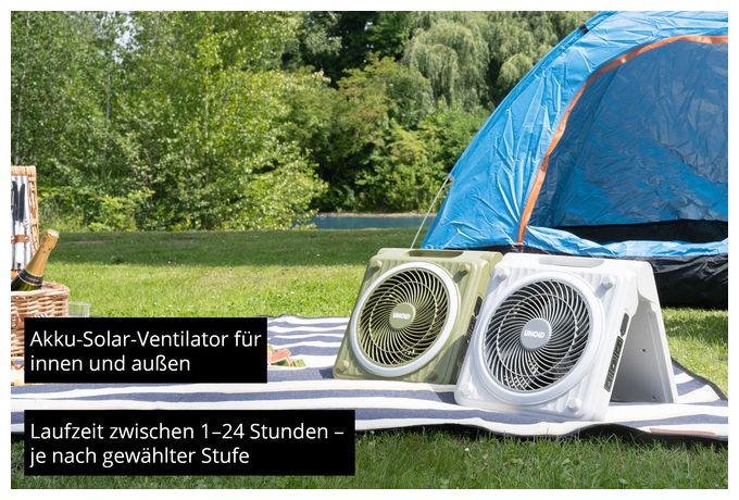 Handventilator  86516 Solar (Grün) 