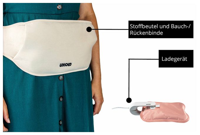 380 W  Wärmi elektrische Wärmflasche (Beige) 