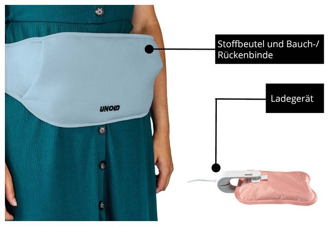 380 W  Wärmi elektrische Wärmflasche (Blau) 