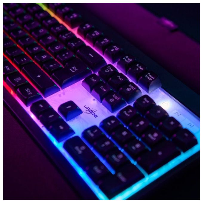 RGB-LED Gaming Tastatur USB  Exodus 215 Illuminated (Schwarz) 