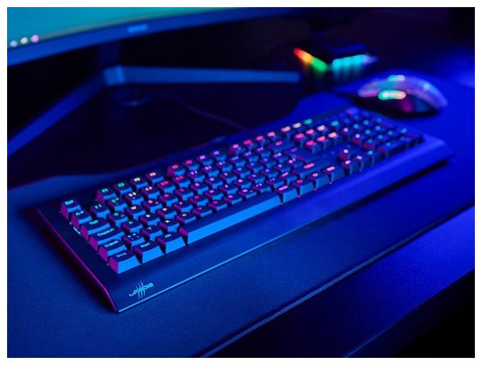 RGB-LED Gaming Tastatur USB  Exodus 600 (Schwarz) 