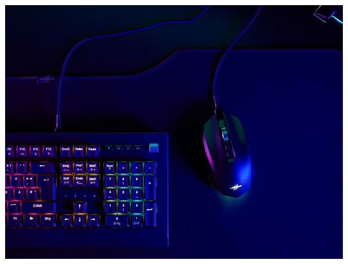 26000 DPI Gaming Maus Optisch  Reaper 800 8K (Schwarz) 