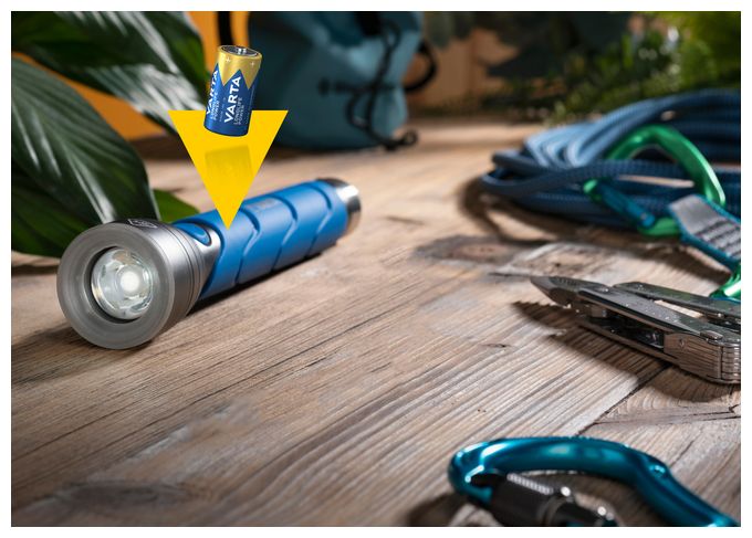 C Alkali 1,5 V 2 Stück  Longlife Power Batterie (Blau/Gold) 