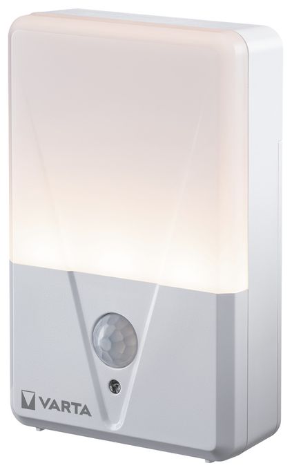 LED Warmweiß Batterie  Nachtlicht mit Bewegungsmelder (Weiß) 
