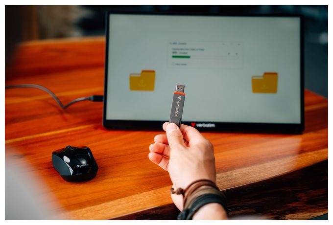 USB Type-A / USB Type-C Stick 1 TB  Dual QuickStick (Grau) 