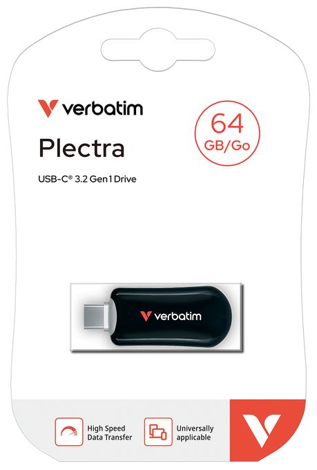 USB Typ-C Stick 64 GB  Plectra (Schwarz) 