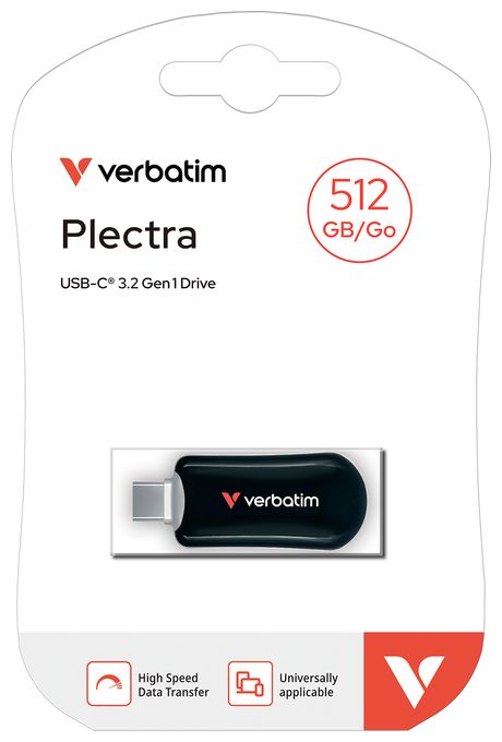 USB Typ-C Stick 512 GB  Plectra (Schwarz) 