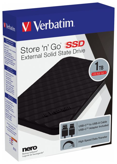 1 TB SSD  Store 'n' Go Portable (Schwarz) 