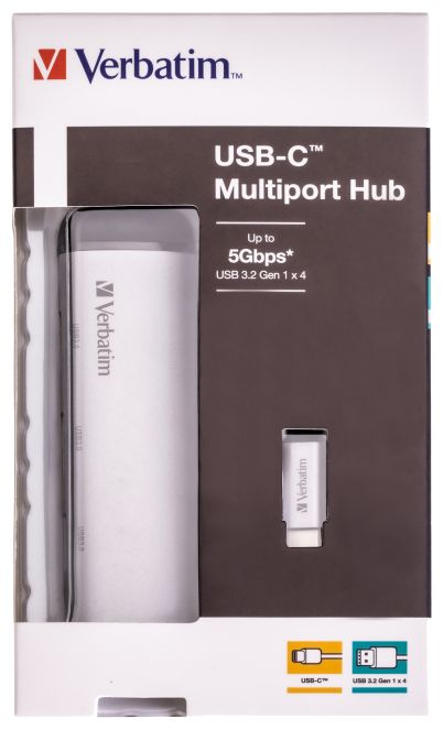 USB-C Multiport-Hub 4-Port USB 3.2 Gen 1 