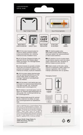Klare Bildschirmschutzfolie gehärtetes Glas 9H für  Apple iPhone 16e (2025) Stoßfest, Schmutzabweisend, Schlagfest, Kratzresistent 64492 
