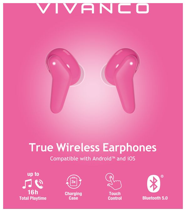 Fresh Pair In-Ear Bluetooth Kopfhörer kabellos 16 h Laufzeit 