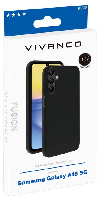 Cover für Samsung Galaxy A15 5G  Fusion (Schwarz) 