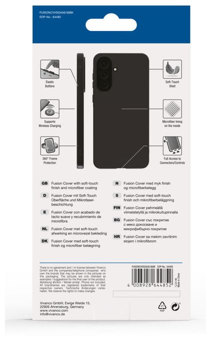 Cover für Samsung Galaxy A36 5G, Galaxy A56 5G  Fusion (Transparent) 