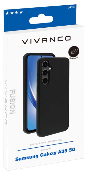 Cover für Samsung Galaxy A34 5G  Fusion Cover (Schwarz) 