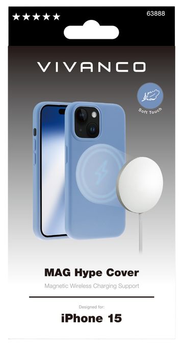 Cover für Apple iPhone 15  Mag Hype (Blau) 