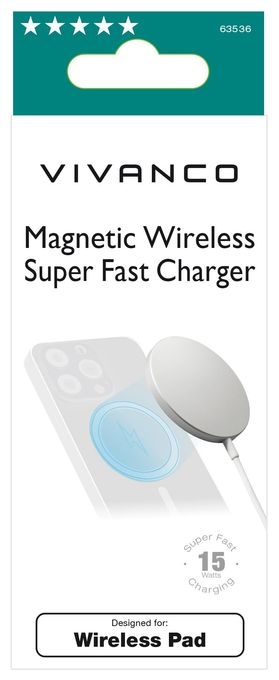 Magnetic Wireless Super Fast Charger, 15W 