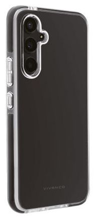 Cover für Samsung Galaxy A54 5G (Schwarz, Transparent) Rock Solid 