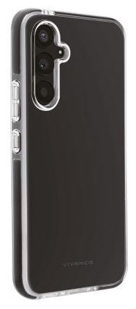 Cover für Samsung Galaxy A34 5G (Schwarz, Transparent) Rock Solid 