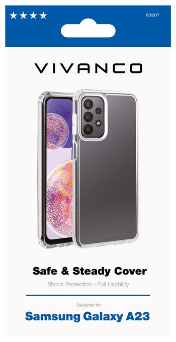 Cover für Samsung Galaxy A23  Safe and Steady (Transparent) 