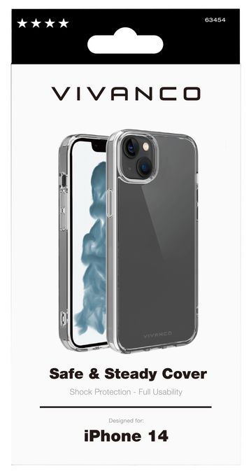 Cover für Apple iPhone 14  Safe and Steady (Transparent) 