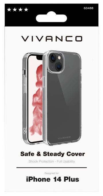 Cover für Apple iPhone 14 Plus  Safe and Steady (Transparent) 