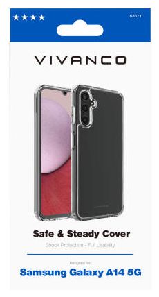 Cover für Samsung Galaxy A14 5G  Safe and Steady (Transparent) 