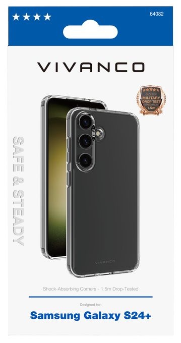 Cover für Samsung Galaxy S24+  Safe and Steady (Transparent) 