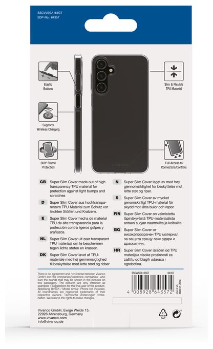 Cover für Samsung Galaxy A16 5G  Super Slim (Transparent) 