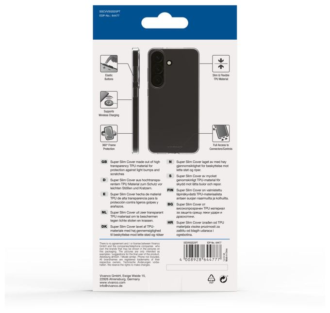 Cover für Samsung Galaxy S25+  Super Slim (Transparent) 