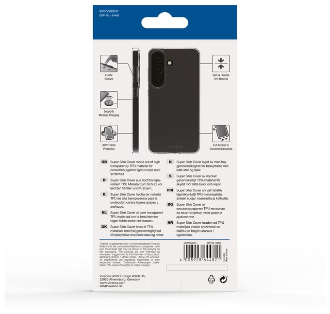 Cover für Samsung Galaxy S25  Super Slim (Transparent) 