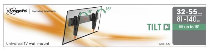 Wand Halterung bis 139,7 cm (55") 30 kg -15 - 15° Base 15M 