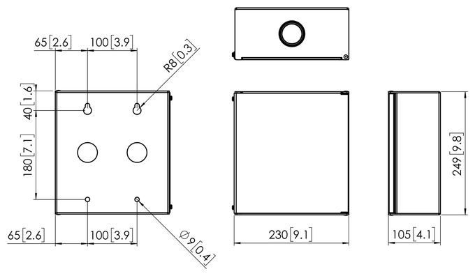 PMA 7901 MEDICALL WALL BOX     WALL 