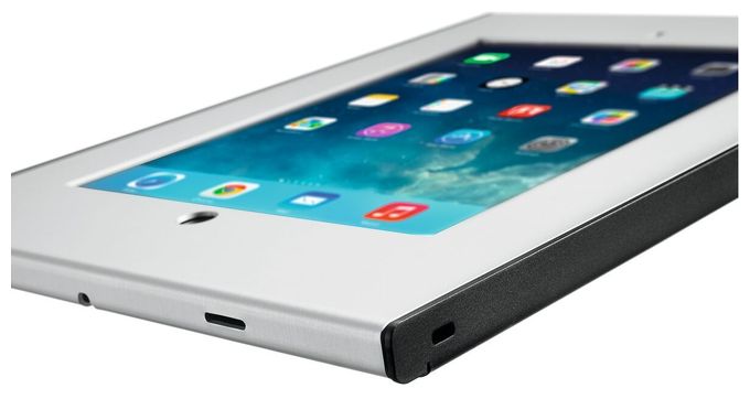 aus Aluminium, Stahl für Apple iPad Air 1 / 2 & iPad Pro 9.7 bis 24,6 cm (9.7")  PTS1214 TabLock (Silber) 