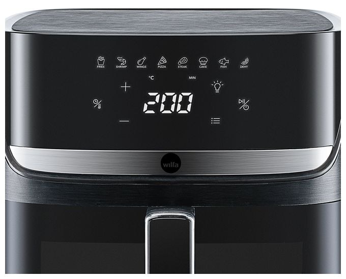 Heißluftfritteuse 8 l 2000 W  AF3B-80P Crispier (Schwarz) 